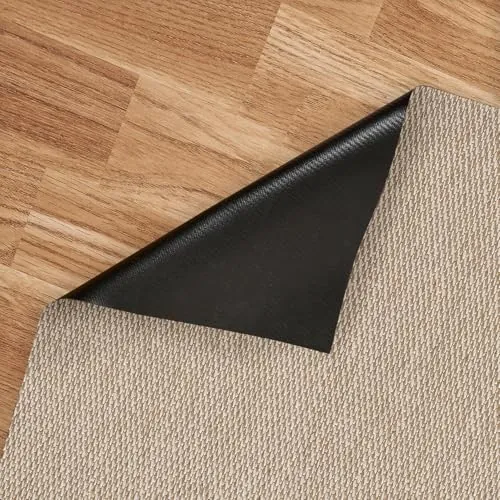 Alfombras vinílicas ultrafinas para interior y exterior 160x230 cm Beige