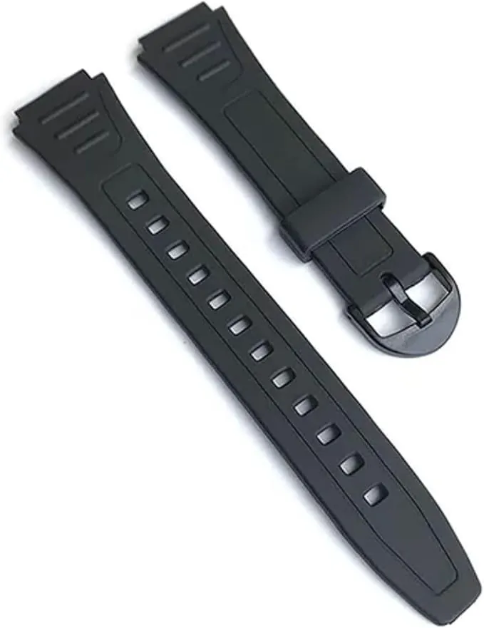 Correa de reloj Compatible con Casio W-800H Goma Resina 18mm Ref 738EA2-10268612