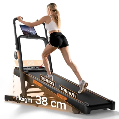UMAY Cinta de Correr Plegable con Inclinación, Walking Pad para Casa