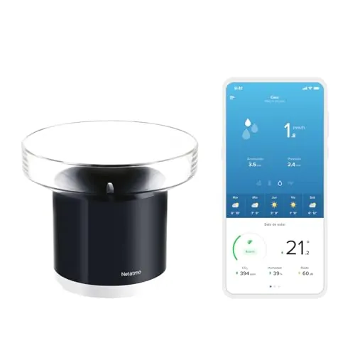 Netatmo Pluviómetro Inalámbrico para la Estación Meteorológica, NRG01-WW