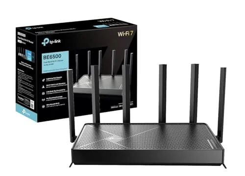 TP-Link Archer BE400 - Router WiFi 7, Doble Banda, Puertos Gigabit