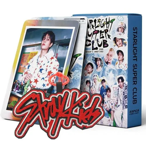 BAUCH Stray Kids - Juego de regalo para niños, incluye Tarjetas, colgantes y llaveros