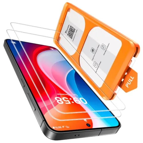 TOCOL Protector Pantalla para Samsung Galaxy S26 FE, Instalación Fácil