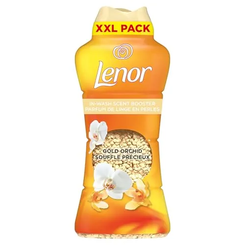 Lenor UNstoppables Perlas de Perfume para la Ropa, 61 Lavados (735g), Suavizante con Fragancia Orquidia Dorada, Potenciador de Frescor