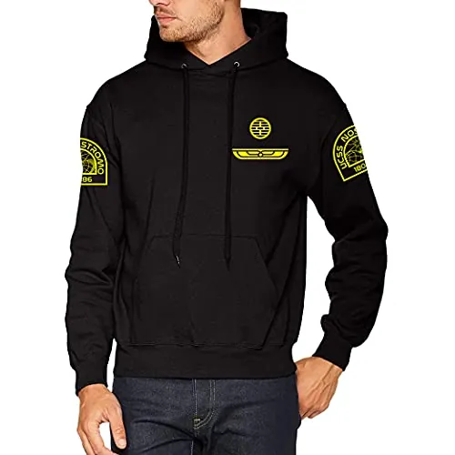 El Desván Nerd Weyland Spaceship Jacket - Sudadera con Capucha para Hombre (L, Negro)