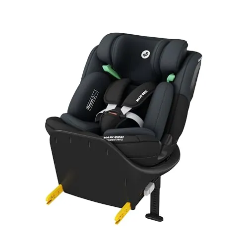 Maxi-Cosi Emerald 360 S i-Size, Silla Coche ISOFIX, 40–150cm, Tonal Black