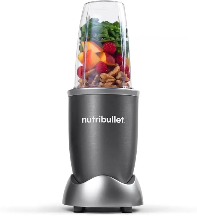 nutribullet Original 600, batidora personal, batidora multifuncional y licuadora, 600 W de potencia, NB603DG, Paquete Básico