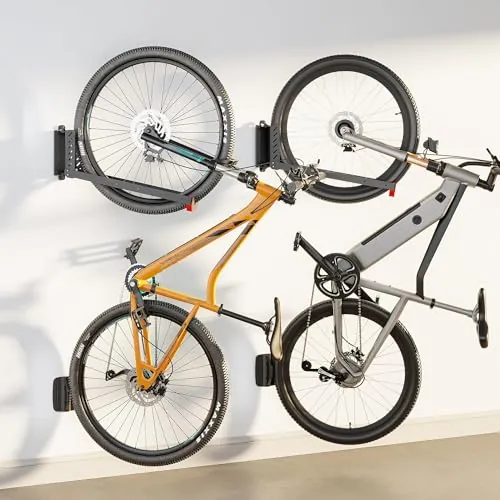 monTEK Soporte de Pared Giratorio para Bicicleta, hasta 35 kg