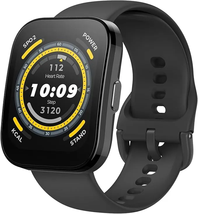Amazfit Bip 5 Reloj Inteligente 46 mm, Pantalla Grande de 1,91", Llamadas Bluetooth, Alexa integrada, GPS, batería de hasta 10 días, Smartwatch para Hombre y Mujer