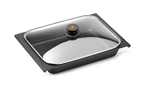 BRA Efficient | Bandeja rustidera con tapa, Negro, 41 cm