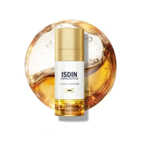 ISDIN ISDINCEUTICS Flavo-C Intense, Sérum antiedad bifásico con un un 15% de vitamina C que corrige los 9 signos de la edad, 50ml