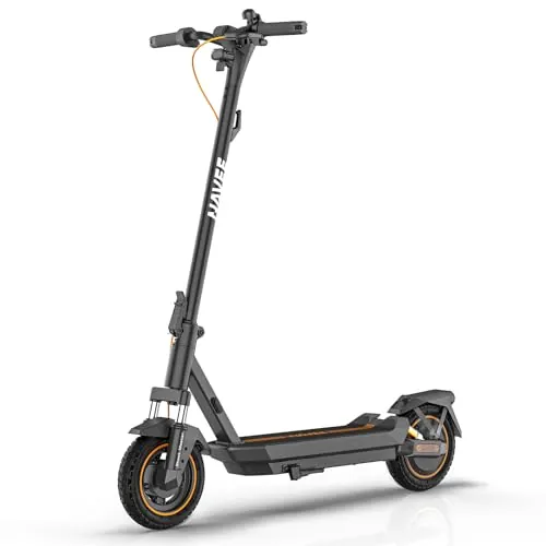 NAVEE Patinete Eléctrico Adultos GT3 MAX, Autonomía 75 km, Máxima 25 km/h, Motor 1000W 596Wh, Doble Suspensión Delantera y Trasera, Sistema Antideslizante TCS, Pendiente 24%, Neumáticos Tubeless 10”