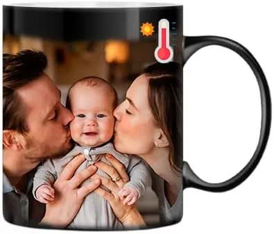 Taza Mágica Personalizada | Taza que Cambia de Color con la Temperatura | Taza termica | Taza Mágica para Cafe Personalizada | Compra Solidaria | Taza Original para Regalar