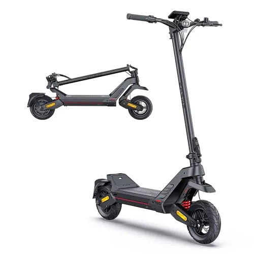 ENGWE Y700 1200W Patinete Eléctrico, Equipado con Bluetooth y Control Mediante Aplicación, Desbloqueo NFC, Batería de 48V y 18.2Ah con una Autonomía de hasta 81KM, Doble Suspensión y Doble Fre y LCD