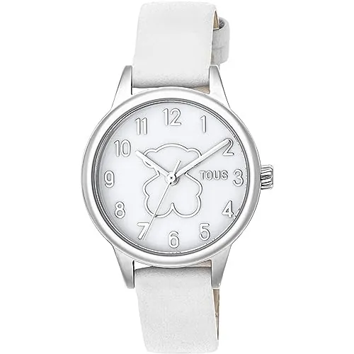 TOUS Watches Muffin Reloj para Niño Analógico de Cuarzo con Brazalete de Piel de Vaca 200351093