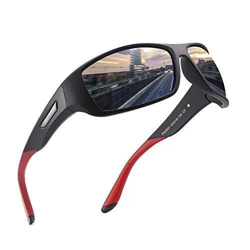PUKCLAR Gafas de Sol Polarizadas Hombre y Mujer UV400 TR90 Ultraligera | Lentes TAC HD antirreflejos, montura TR90 ultraligera, ideales para conducir, pescar y deportes al aire libre