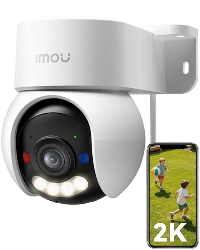 Imou 2K Cámara Vigilancia WiFi Exterior, Cámara IP Vigilancia de Seguridad