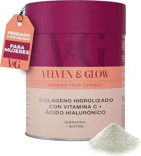 Colageno Hidrolizado Puro Peptidos con Acido Hialuronico Vitamina C