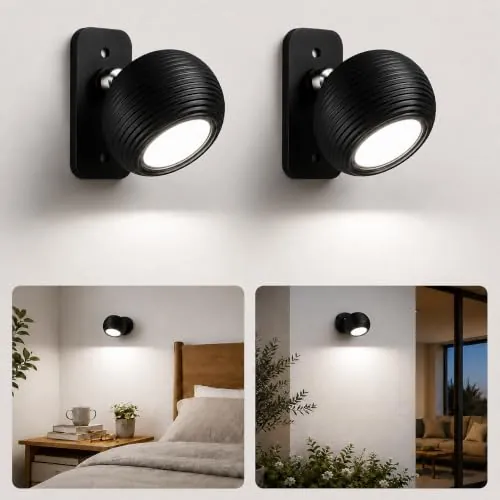 LuminexDesigns Aplique de Pared LED Recargable Sin Cable AURI CX02