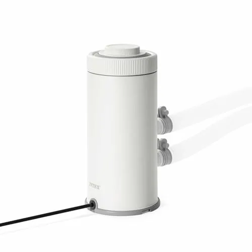 Intex Depuradora cartucho C530, Filtración 2.006 l/h, Cartucho tipo A, Compatible con piscinas hasta 13.600 L, Tecnología Hydro Aeration, Fácil instalación (55275)