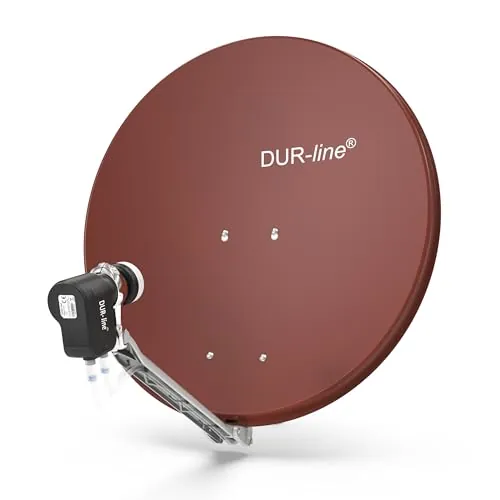 DUR-line Select 75/80 Juego de antena de satélite [LNB, Multiconmutador]