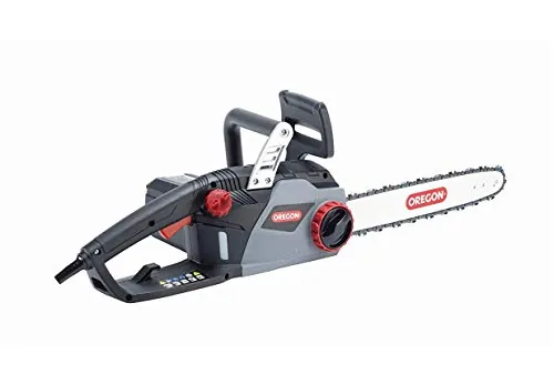 Oregon Motosierra Eléctrica con Cable 2400W, Espada 40cm, Cadena ControlCut, Bajo Retroceso, Lubricación Automática, Ligera y Silenciosa, Garantía 3 Años (CS1400)