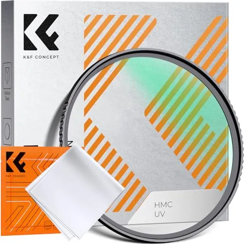 K&F CONCEPT Nano-Klear Filtro de Protección UV de Vidrio Óptico con Revestimiento Nano para Objetivo 67mm(Incluye Un Paño de Limpieza)