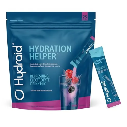 Electrolitos en polvo Hydraid® BERRY (1118 mg) – 25 sobres – bebida deportiva para hidratación rápida – calidad alemana
