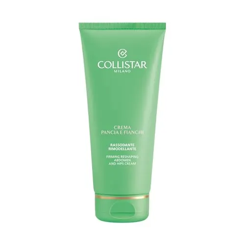 Collistar Crema Reductora Abdomen y Caderas, Reafirmante y Remodelante, Estimula la Microcirculación, Efecto Faja Invisible de Acción Calor/Frío, con Mentol y Cafeína, 200 ml
