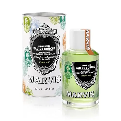 MARVIS Classic Strong Mint Moothwash 120 Ml para uso profesional para mejorar el rendimiento en cada uso con medida o especificación 120 M
