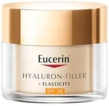 Eucerin Hyaluron-Filler + Elasticity Crema de Día FPS 30 (50 ml), crema antiedad y antiarrugas, fórmula con Thiamidol, Collagen Elastin Complex y Ácido Hialurónico, para todo tipo de pieles