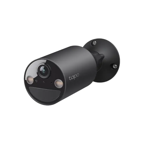 Tapo C411 - Cámara vigilancia WiFi Exterior, 2K, 180 Días de Batería, Negro