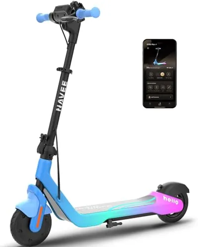 NAVEE K100 MAX Patinete Eléctrico para Niños con Apple Find My