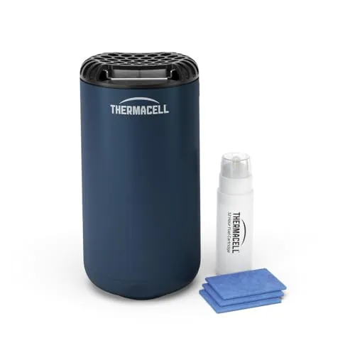 Thermacell Difusor Antimosquitos Halo Mini, Sin DEET, 12H Protección, Navy