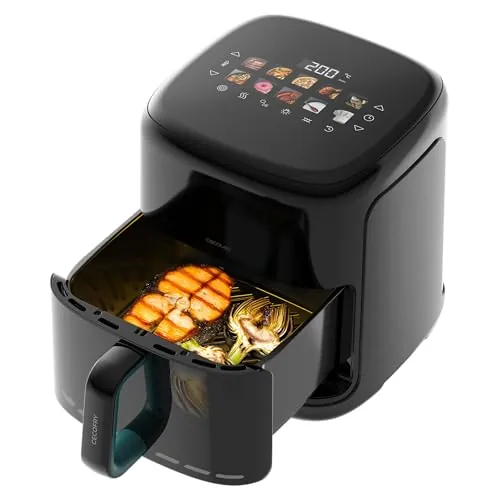 Cecotec Freidora de Aire 6,5L Ahumador Cecofry&Grill Smokin'Prime 6500 Heat