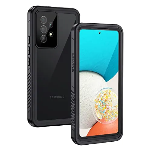 Funda Impermeable para Samsung Galaxy A53,(Antipolvos Antigolpes),Negro