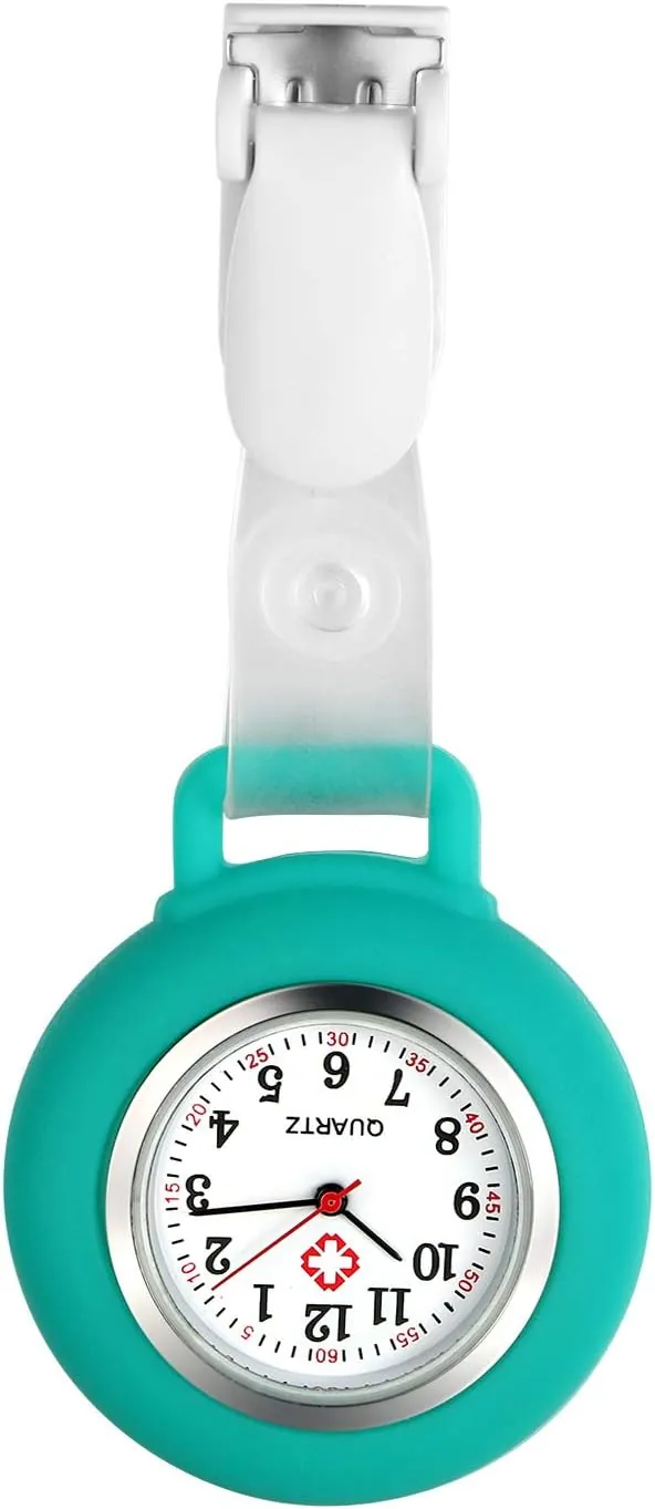 Avaner - Reloj de Bolsillo para Enfermera, Silicona, Universal, para Trabajo, Oficina, Escuela,