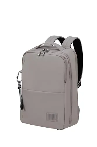 Samsonite Wander Last, mochila ordenador portátil mujer, 14,1" (37,5 cm), escolar y negocios c/soporte botellas, ergonómica, repelente agua, 14L, rosa fresno