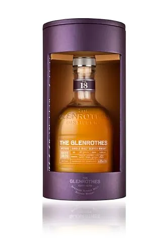 The Glenrothes 18 Años Single Malt Whisky Escocés, 43% - 700 ml, El embalaje puede variar