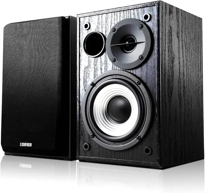 Edifier R980T 4" Altavoces de Estante Activos - 2.0 Altavoz de Computadora - Monitores de Estudio Conectado (Par)