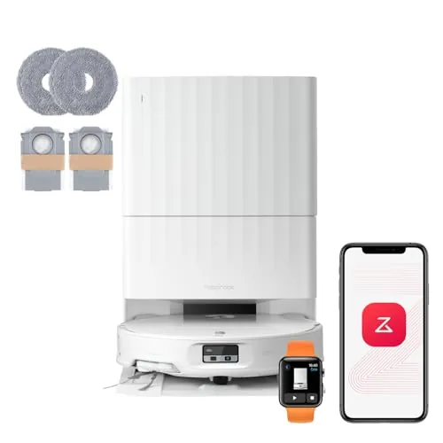 roborock Qrevo Edge 2 Set Robot Aspirador Succión Extrema 25000 Pa Blanco