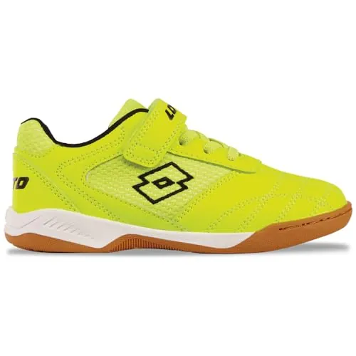 LOTTO Zapatillas Unisex para niños, FR Yellow Black, 27 EU