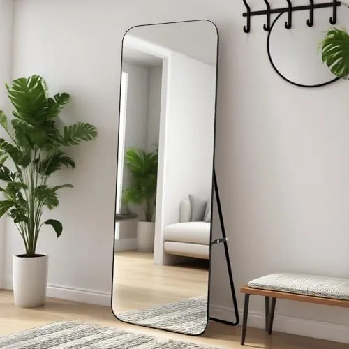 ECHOLYMTT Espejo de Cuerpo Entero 155 x 55 cm, Vidrio Templado