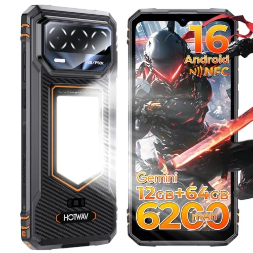 HOTWAV T8 Movil Irrompible 6200mAh Android 16