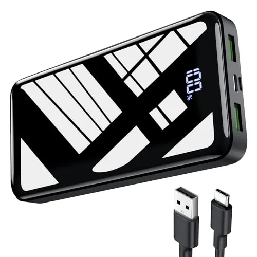 Power Bank 27000mAh, 22,5W PD20W Batería Externa Carga Rápida