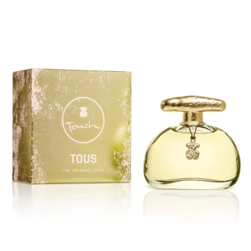 Tous TOUCH The Original Gold, Eau de Toilette para Mujer, Fragancia Floral Afrutada, 100 ml con Vaporizador, 04731061