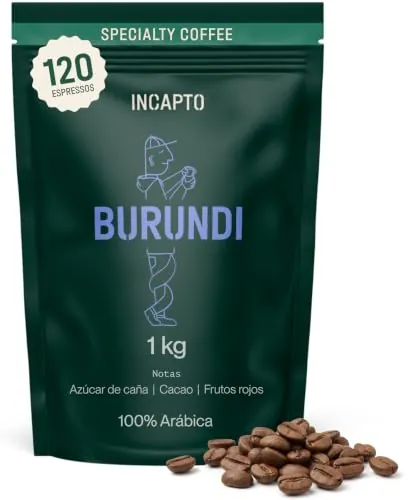 Incapto Café en Grano de Especialidad 1kg | Origen Perú | 100% Arábica | Specialty Coffee 84.75 puntos SCA | Tueste Natural y Artesanal | Finca Cajamarca, Cenfrocafé