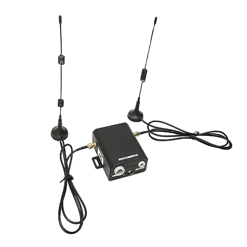 Enrutador WiFi 4G Enrutador WiFi Industrial Plug and Play 100-240V Compatible con 16 Usuarios 2 Antenas Externas para Fábrica (Enchufe de la UE)