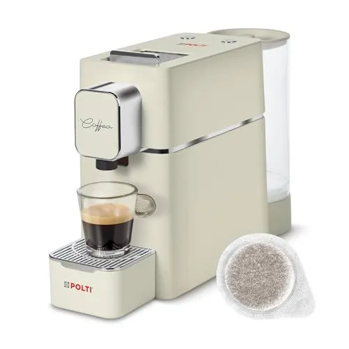 Polti Coffea S15C, Cafetera Espresso con Cápsulas E.S.E. 44 mm