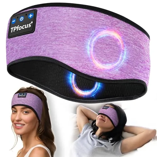 TPfocus Auriculares Bluetooth 5.4 para Dormir, Cinta para Deporte y Sueño